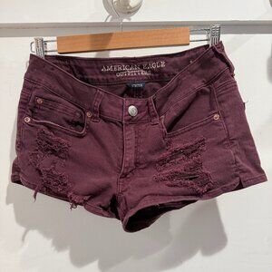 American Eagle Distressed Short Shorts